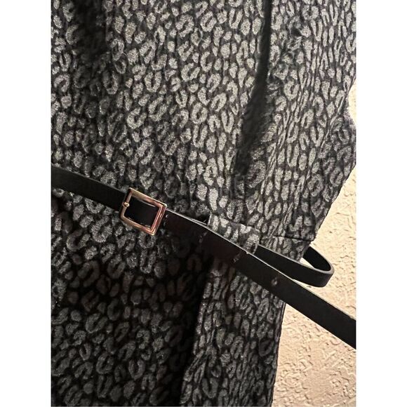 Calvin Klein Grey & Black Leopard Dress Size 6 Woman’s - Picture 7 of 11